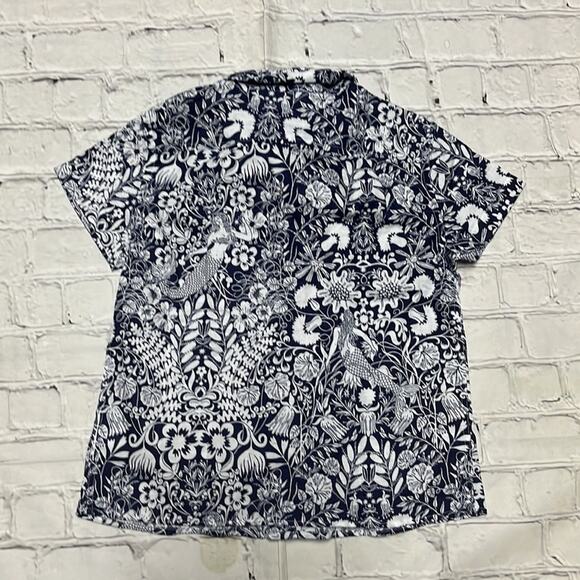 NWT Crewcuts J. crew Linen Blend Top Hawaiian 4/5 - Picture 4 of 4